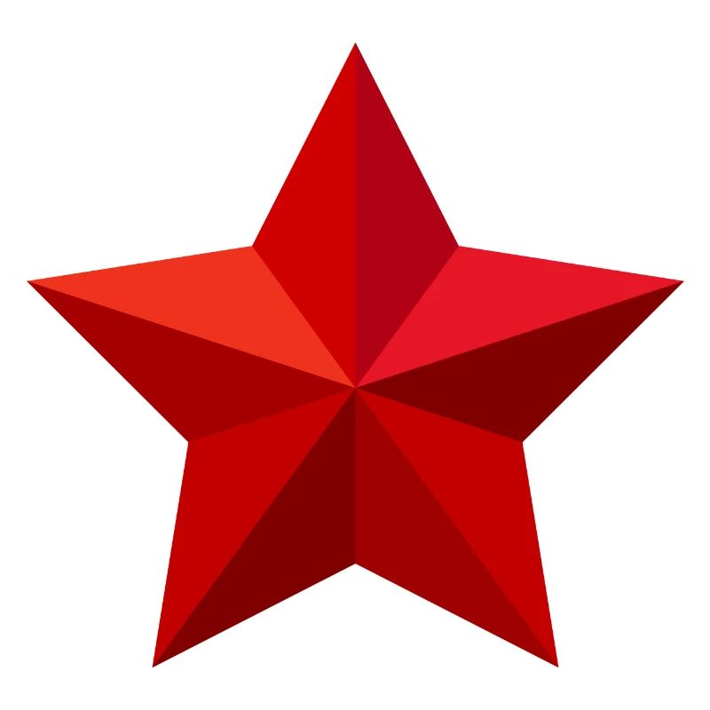 Red Star Red Star de Noël Drapeau Crest