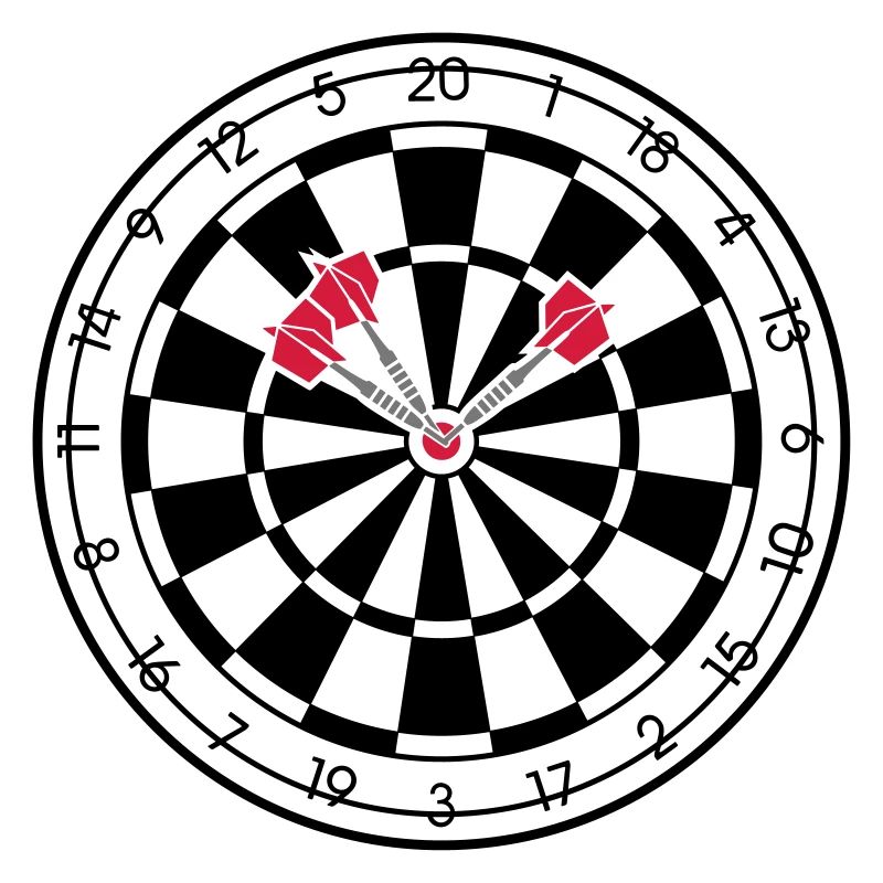 Triples Bulls Eye Jeu de fléchette Fléchettes
