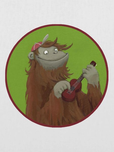 Affe mit Ukulele