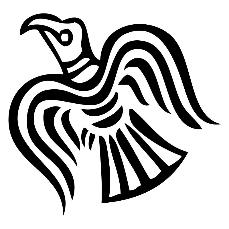Wikinger Rabe Hugin