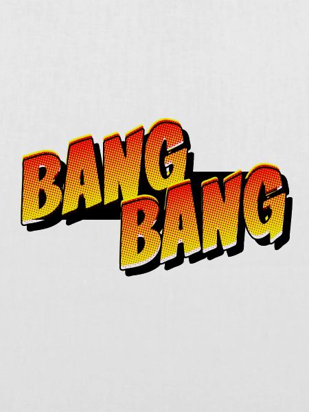 BANG BANG - Comic Schriftzug