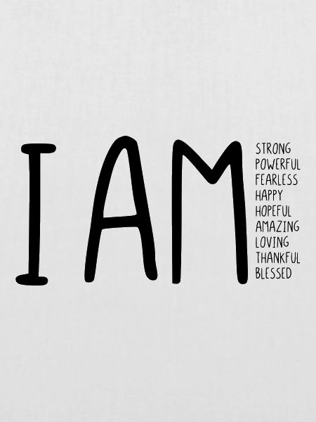 I am...