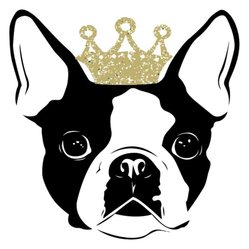 Hund mit Krone