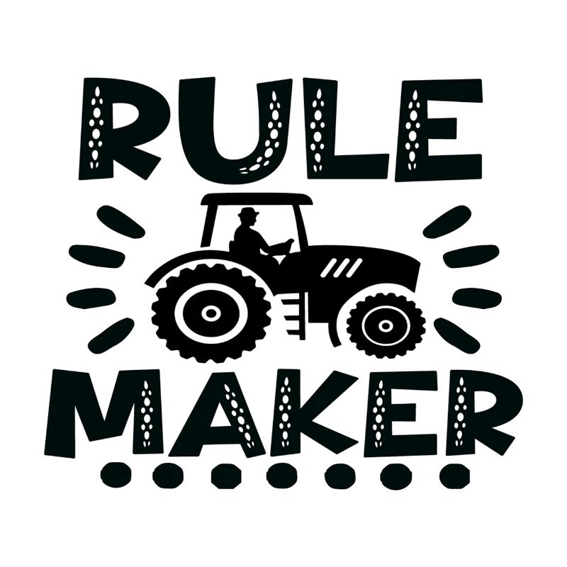 Rule Maker Traktor Bauer Bauernhof