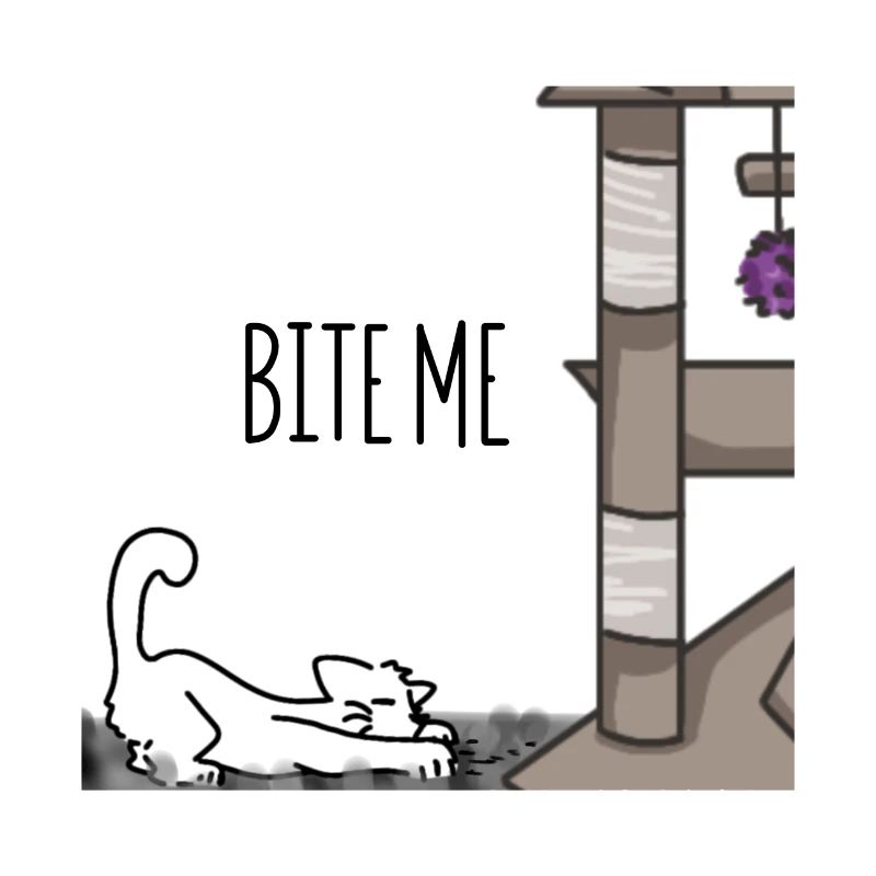 Bite Me! No scratching post
