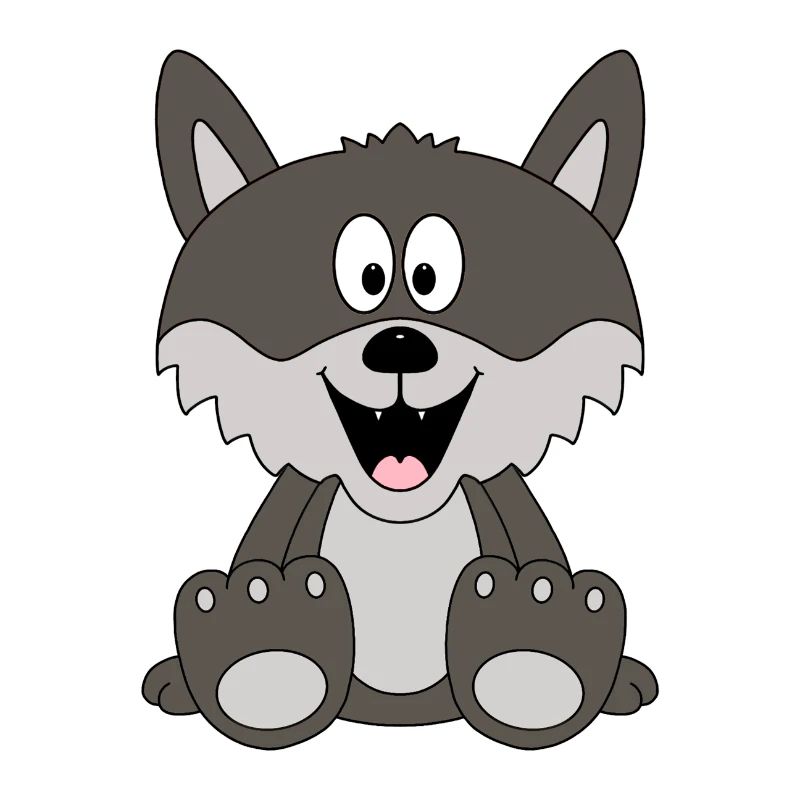 WOLF - TIER - TIERISCH - KIND - BABY