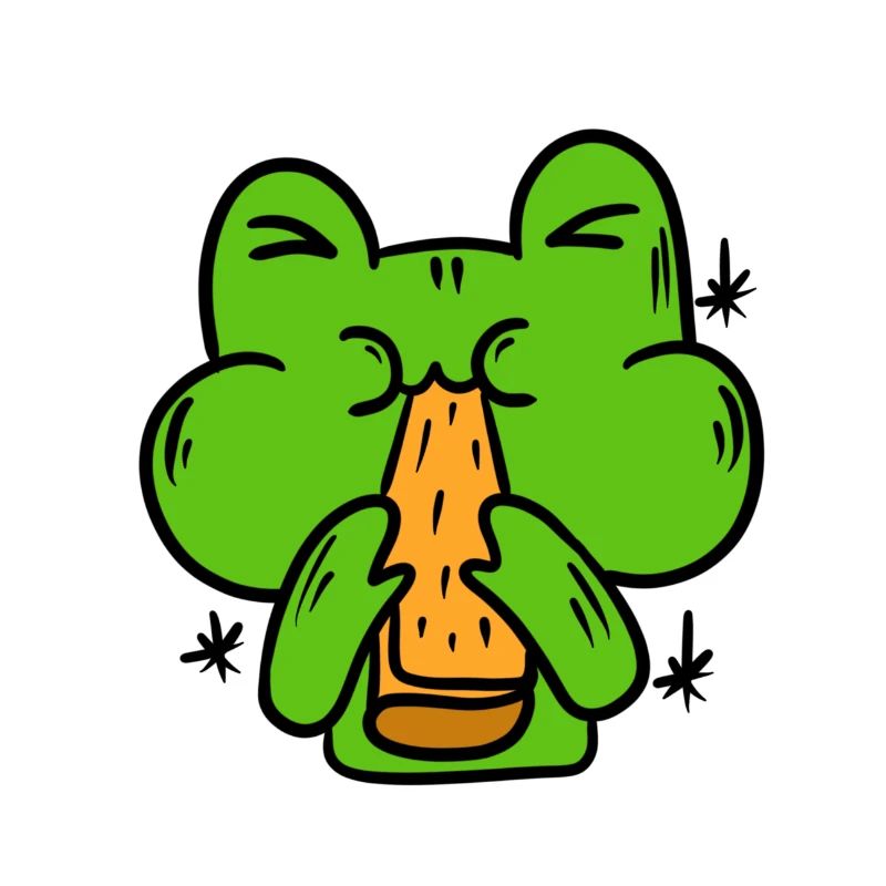 Funny frog, toad