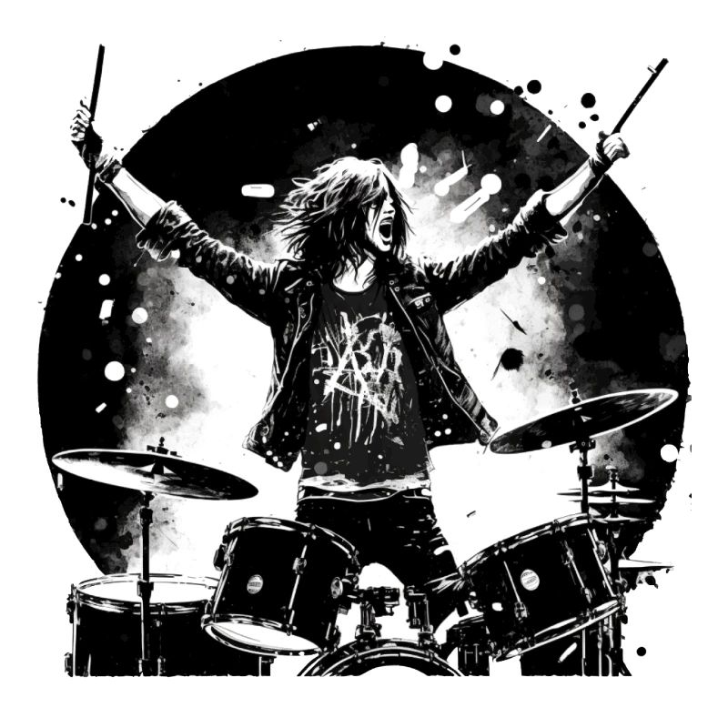 Drummer crazy boy