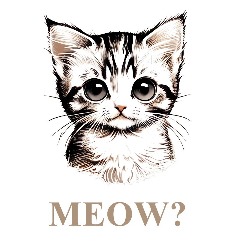 Neugieriges Kätzchen, meow?