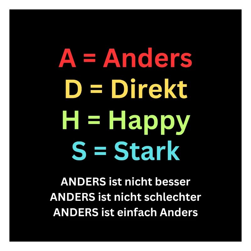 ADHS Anders Direkt Happy Stark