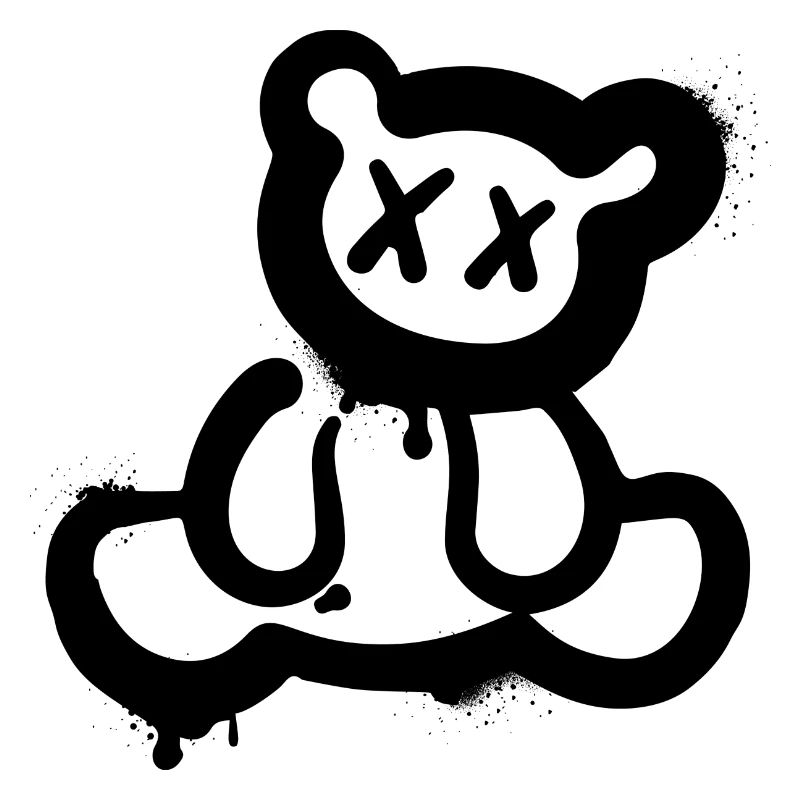 Graffiti Teddybär