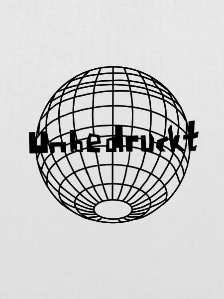 Unbedruckt Globe black