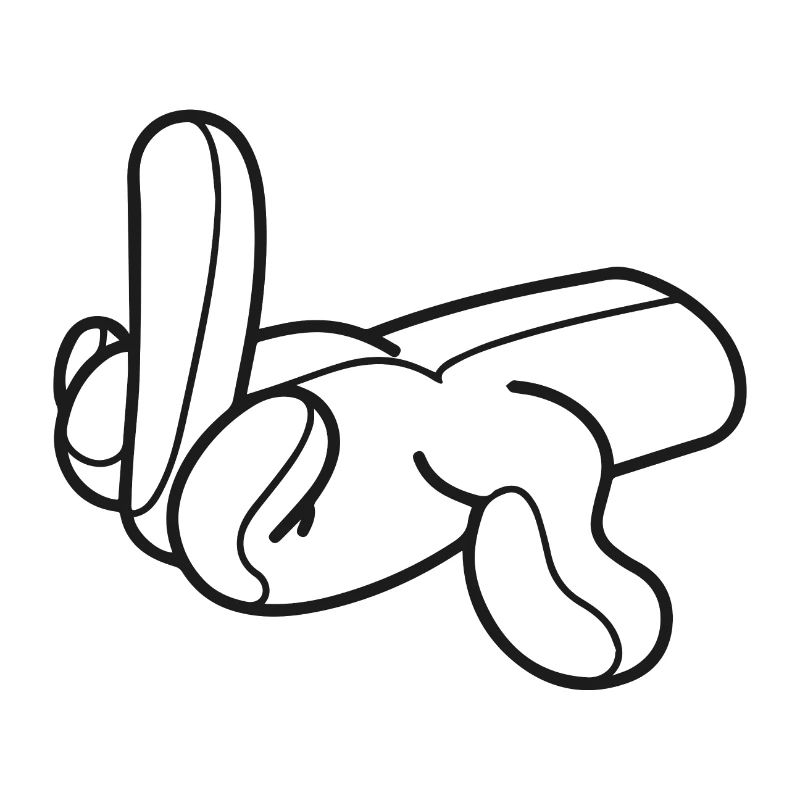 Mittelfinger Comic Hand Graphic Geschenk