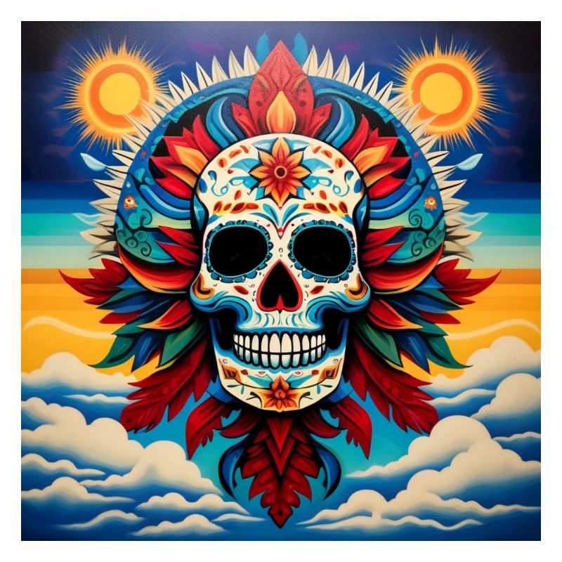 mexican sun artwork death
