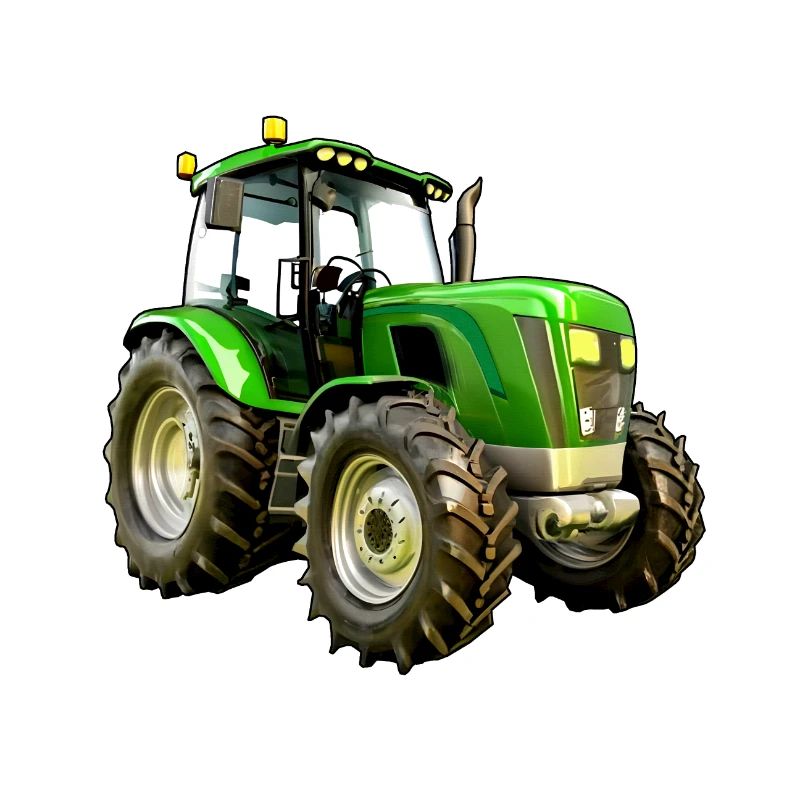 Moderner Traktor Trecker