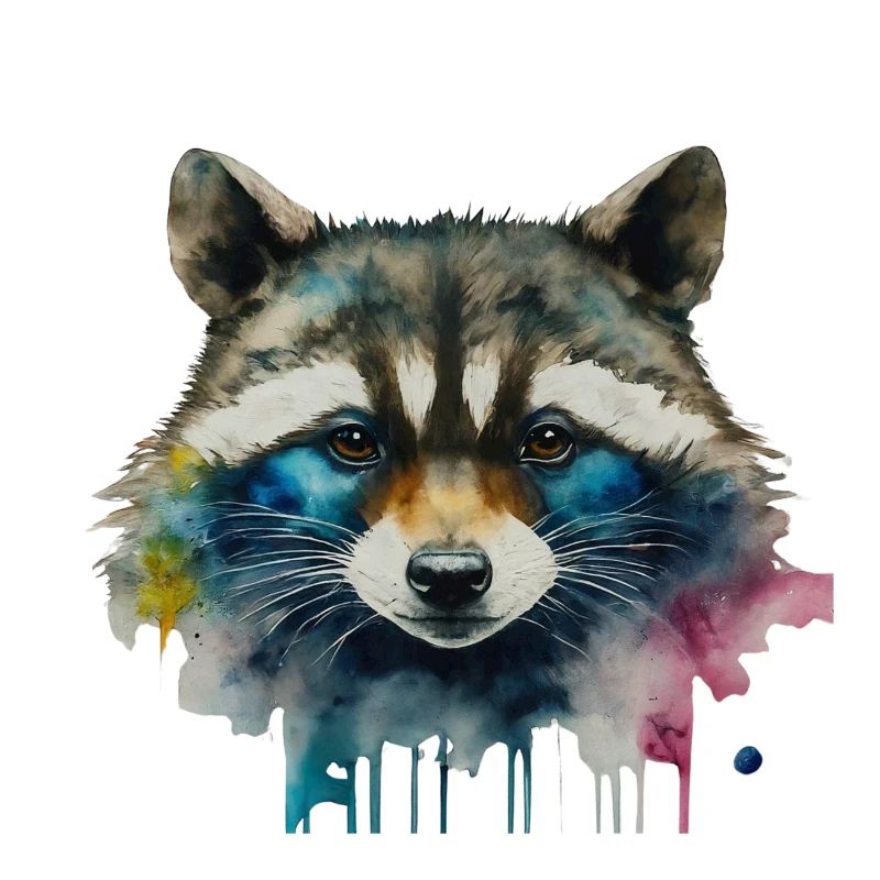 Waschbär Krafttier