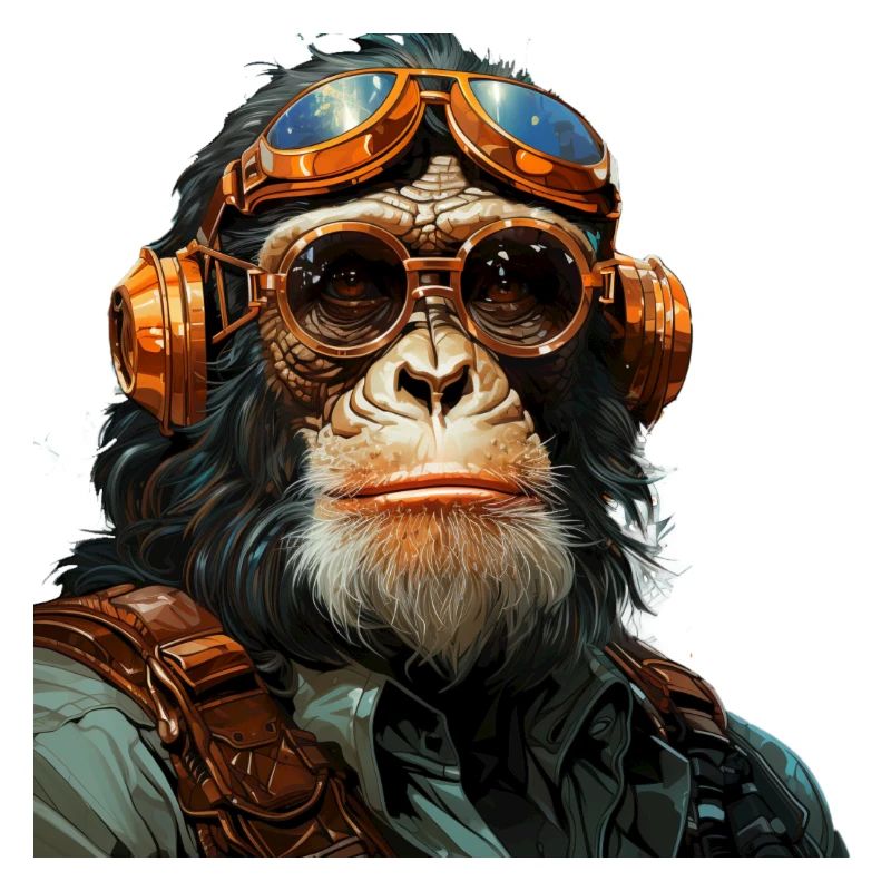 cooler Affe