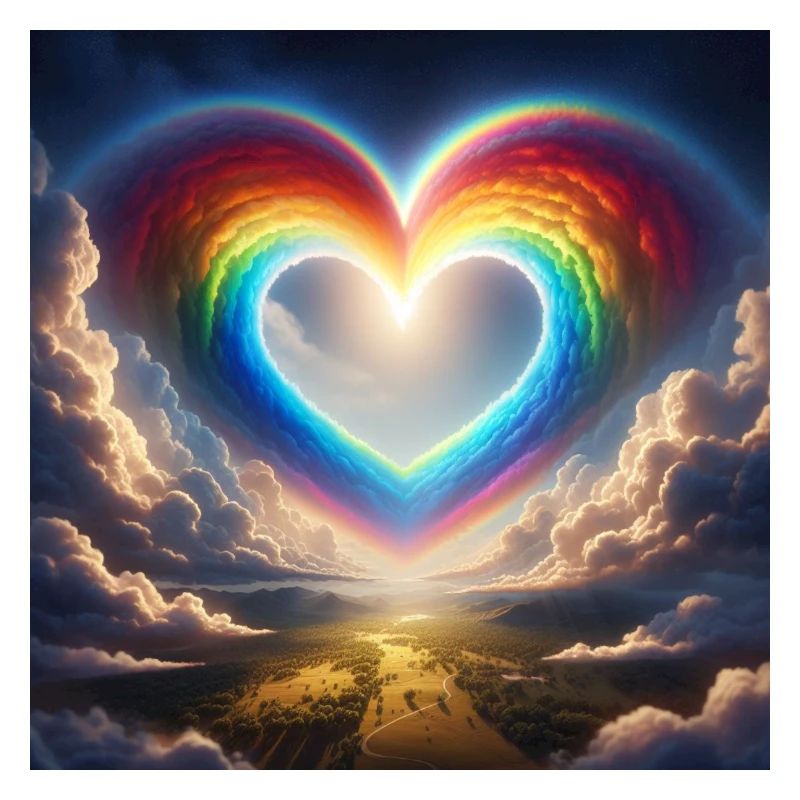 Regenbogen-Liebe