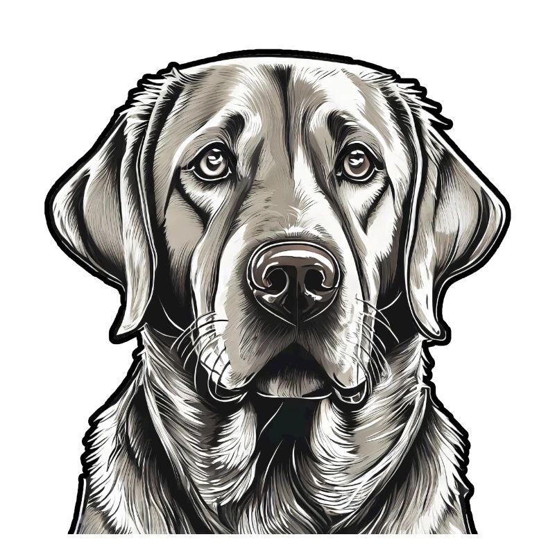 Labrador-Hund