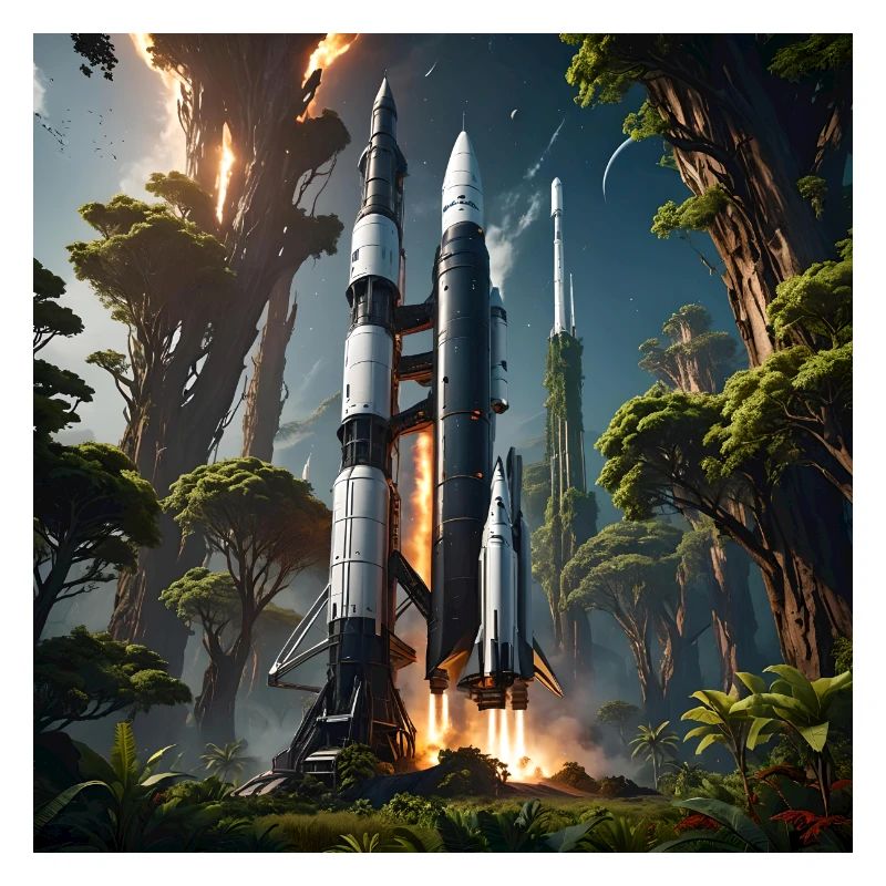 Rocket in Nature