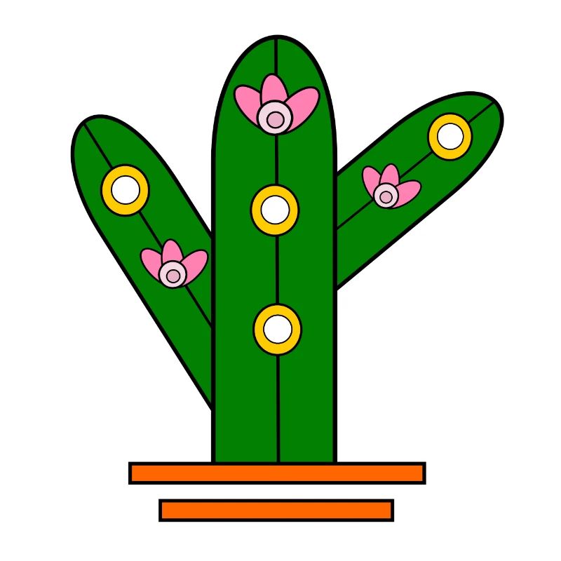 Glowing cactus