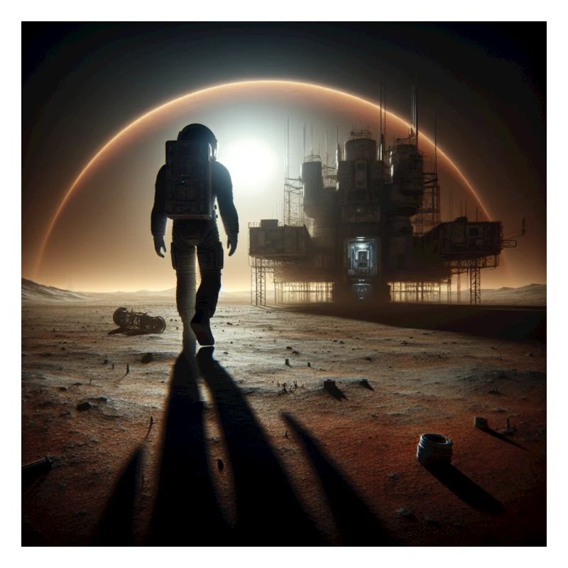 Einsamer Astronaut