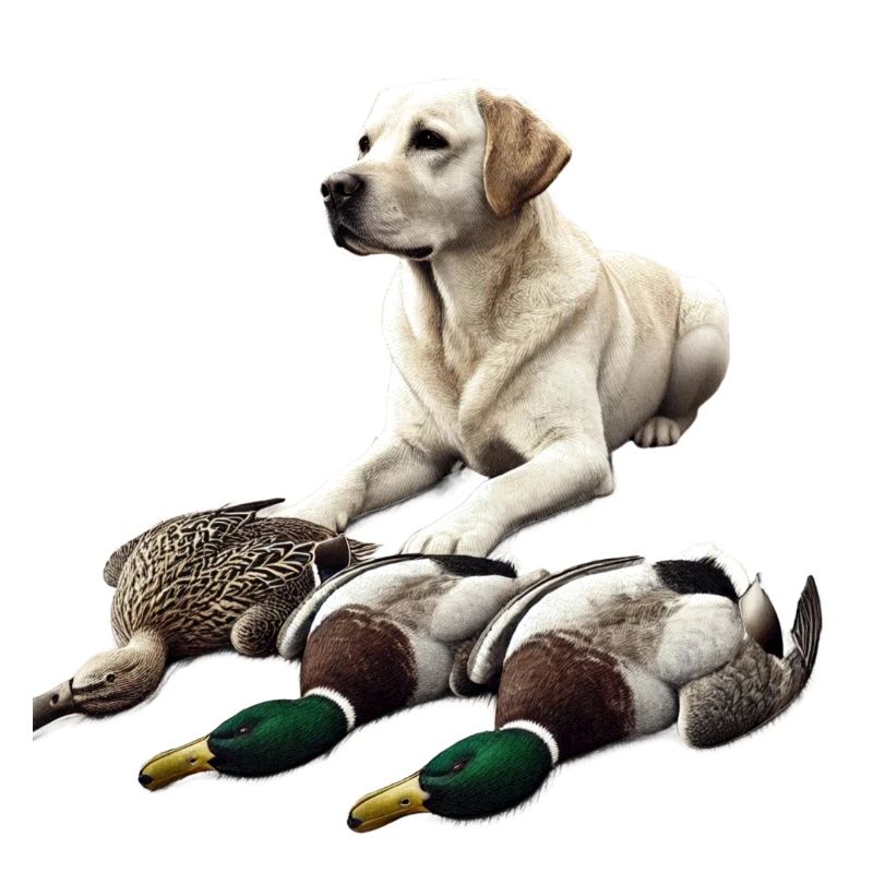 White Labrador Ducks 1