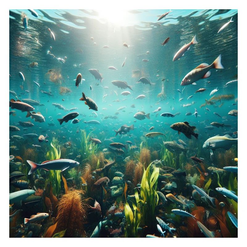 Spectacle de poissons d’eau claire