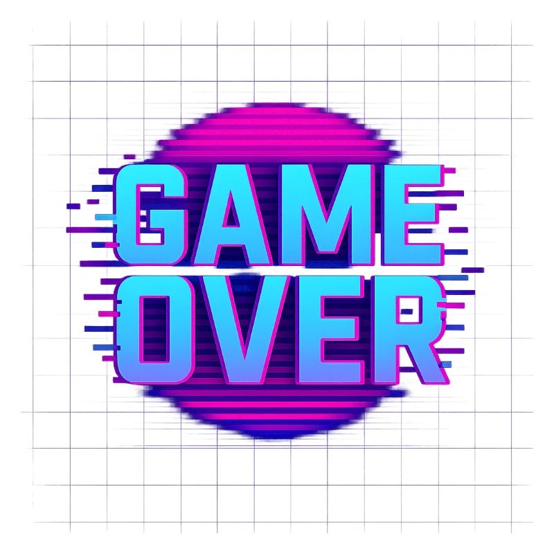 Game Over – Retro Glitch Arcade
