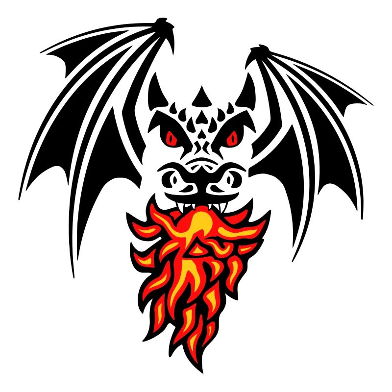 asymmetric black dragon