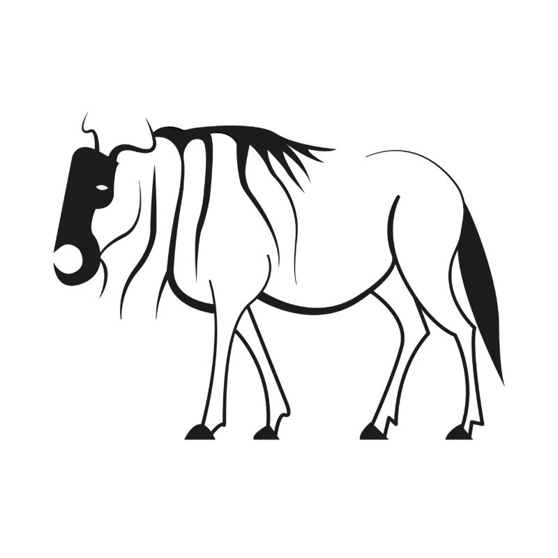 Piktogramm Gnu