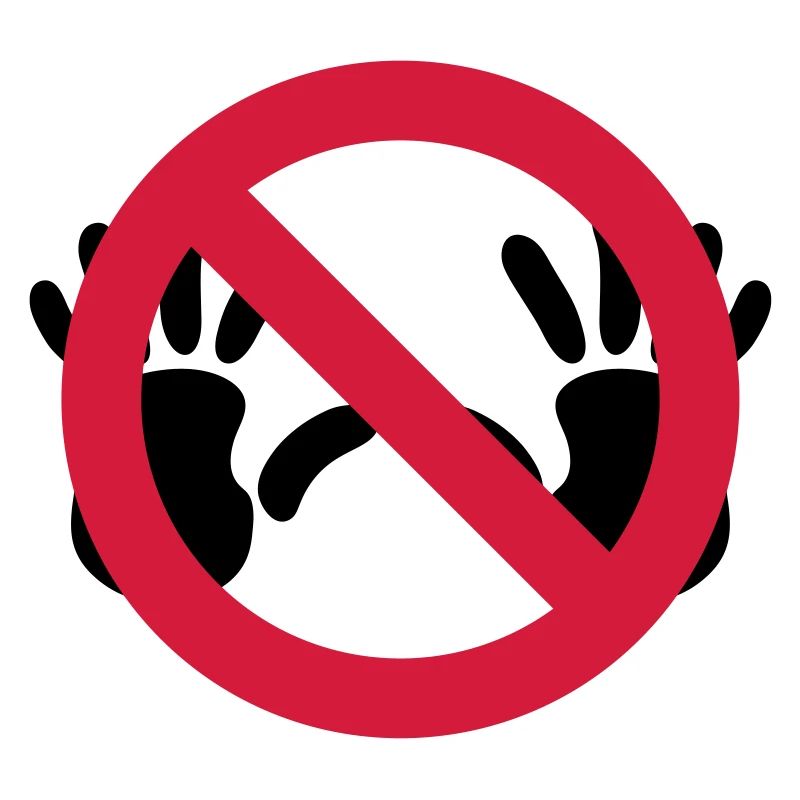 Nix grapschen SVG