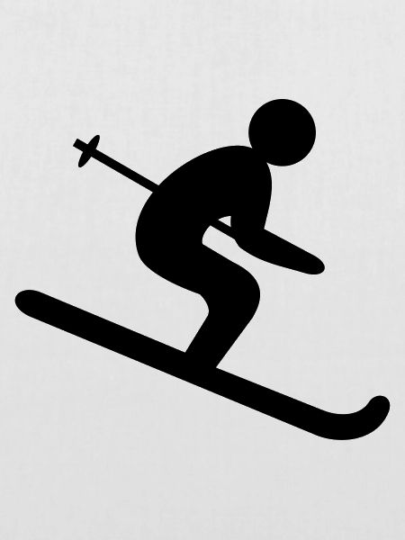 Ski Abfahrt