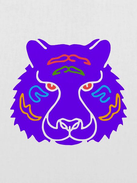 Symbol eines indischen Tigers
