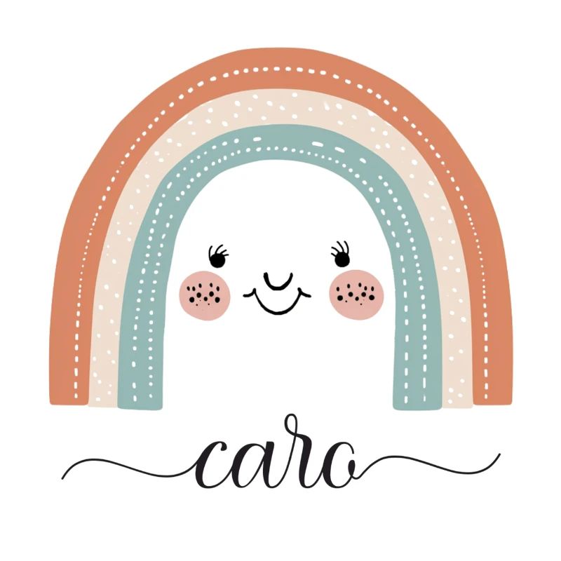 Caro! Rainbow design, customizable