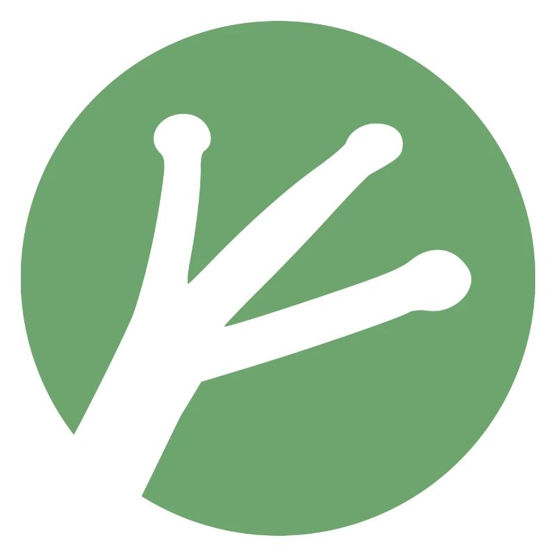 Frog Foot Nature Logo