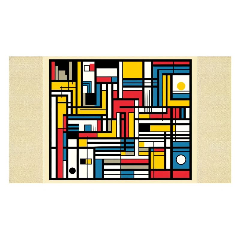 « L’harmonie dévoilée : l’abstraction mondrianesque