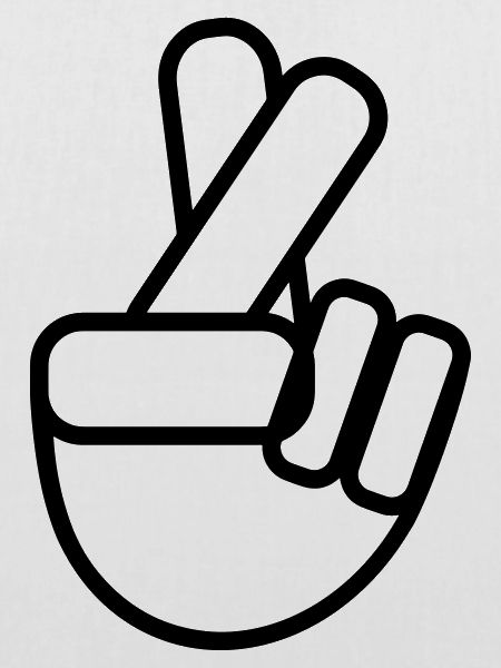 crossed fingers