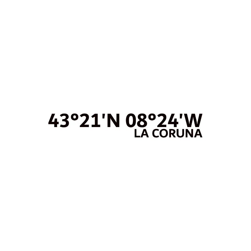 La Coruña Coordinates