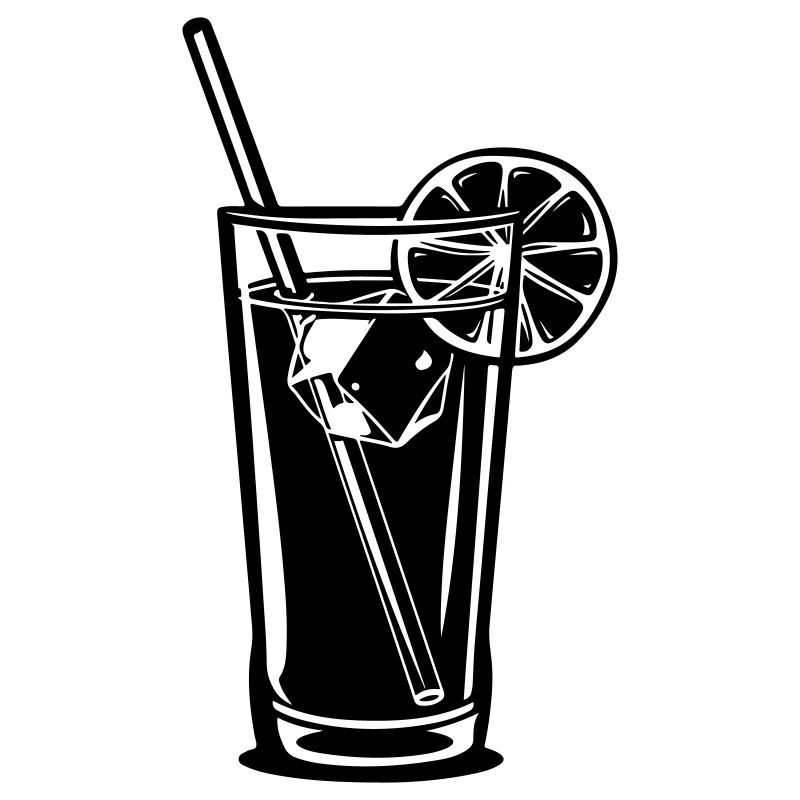 Zitronen-Trinkglas
