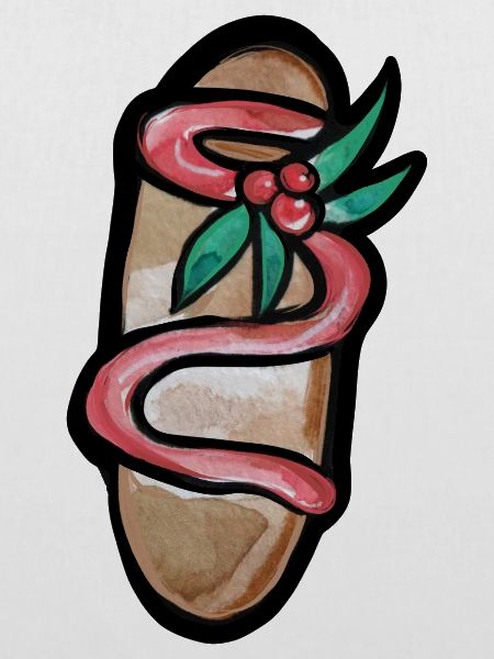 Serpent Bloom Sandale