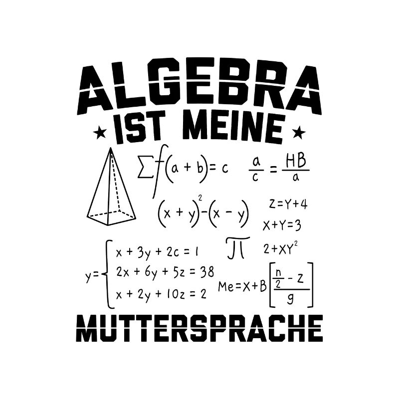 Algebra ist meine Muttersprache | Lehrer Geschenk