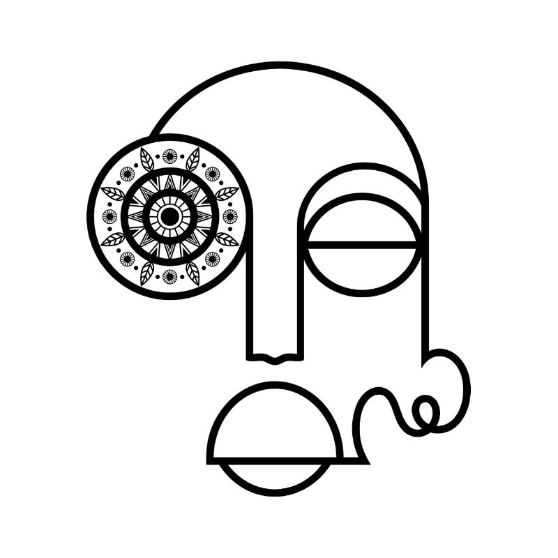 Abstract Face / Modern Abstract Face