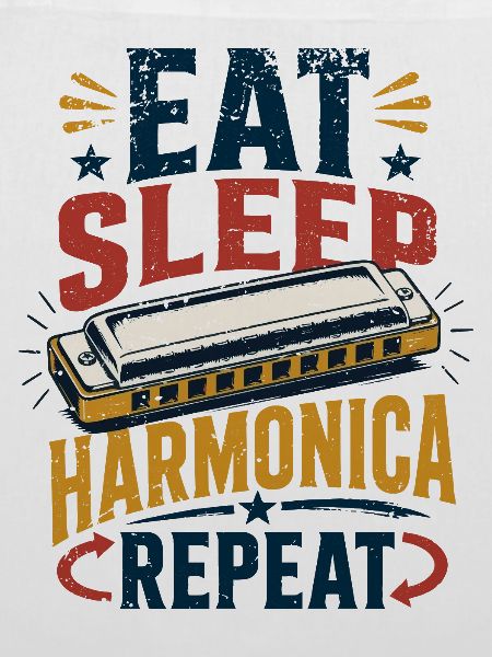 Instrument Harmonica Repeat-Music Harmonica