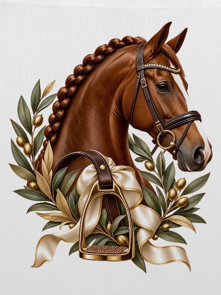Elegantes Dressurpferd