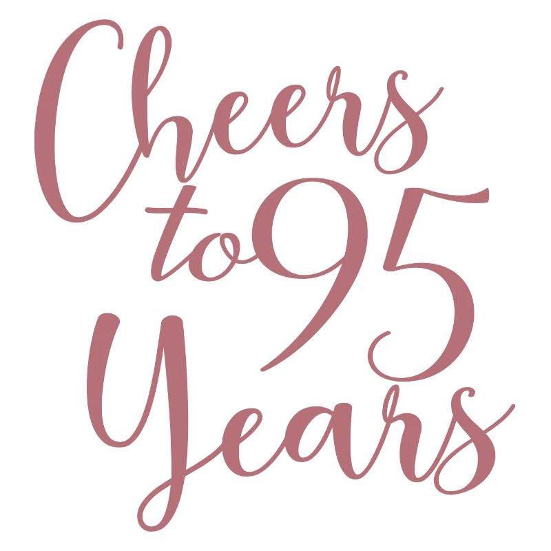 Vive le 95e anniversaire de 95 ans