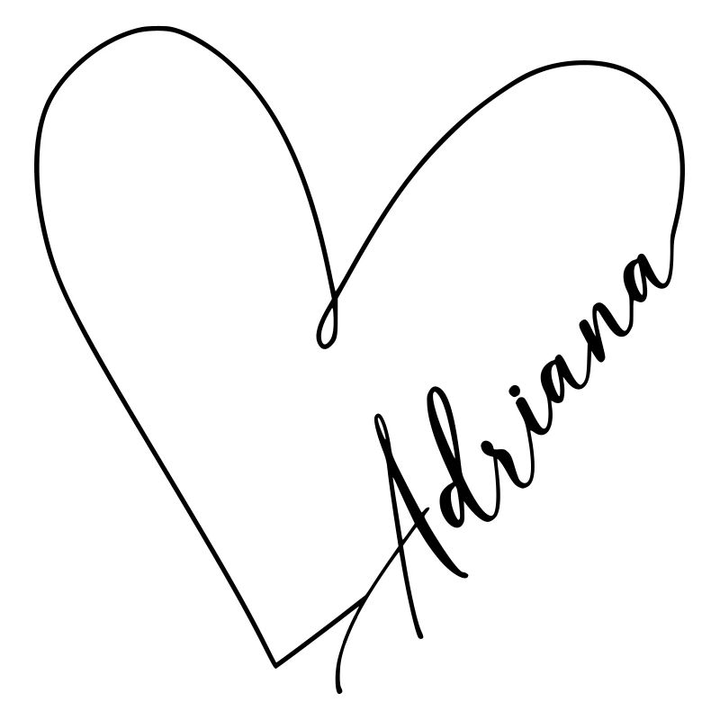 Adriana Name Herzlinie