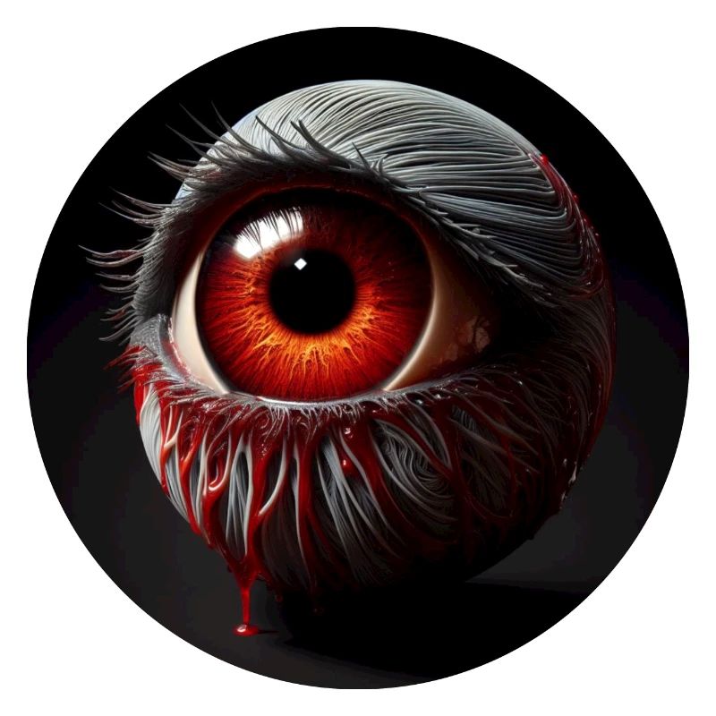 Auge Satanisch Dunkler Charakter Grausam