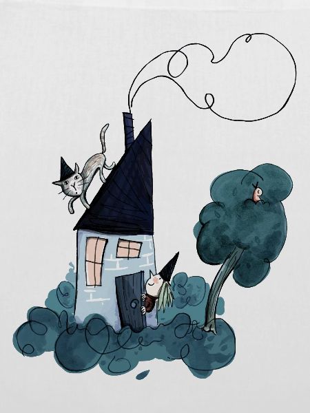 Haexenhaus mit Katze