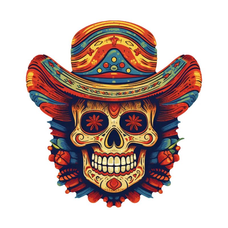Cinco de Mayo Skull